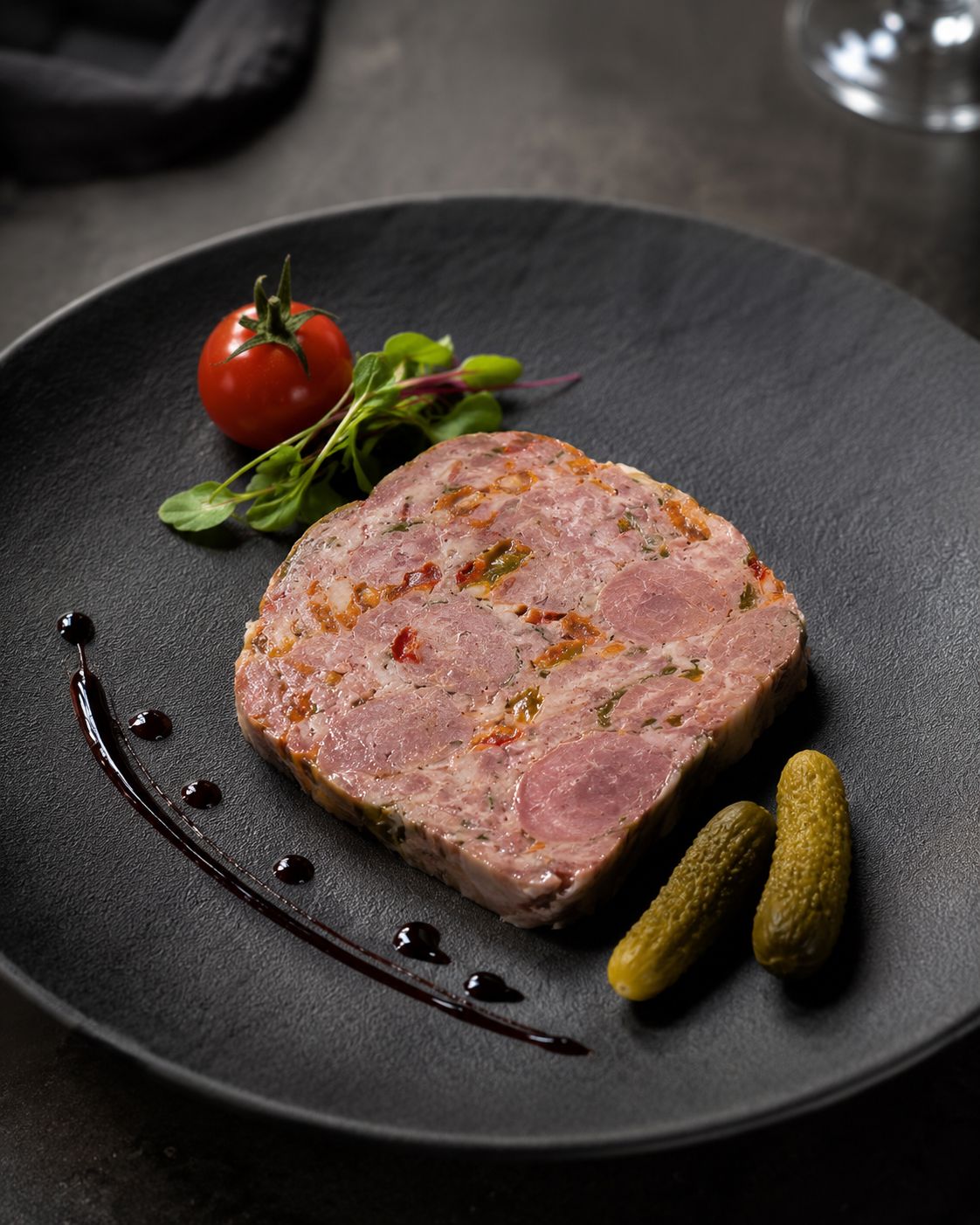 Terrine du soleil (canard, parmesan, légumes du soleil)